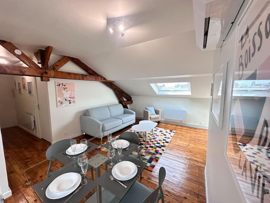 Apartment Forum Champagne Grand T2 Climatise Vue Cathedrale Reims