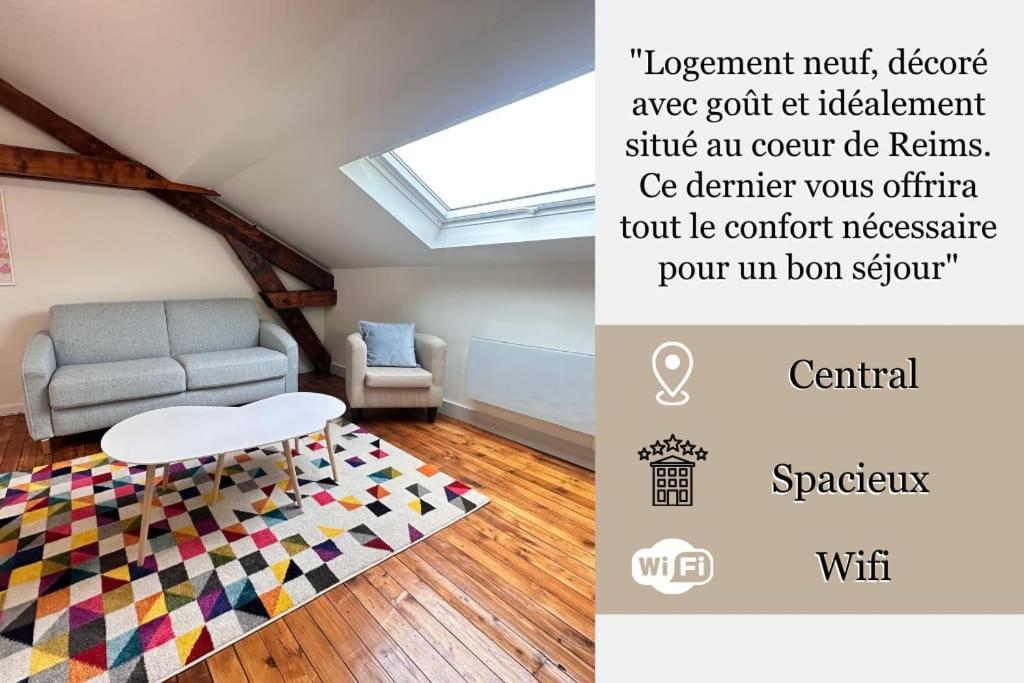 Forum Champagne Grand T2 Climatise Vue Cathedrale *