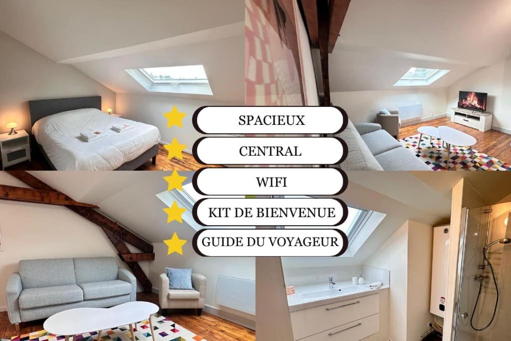 Apartment Forum Champagne Grand T2 Climatise Vue Cathedrale